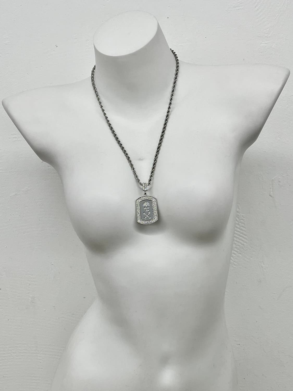 펑크 스컬 샤인 네크리스 상품이미지3