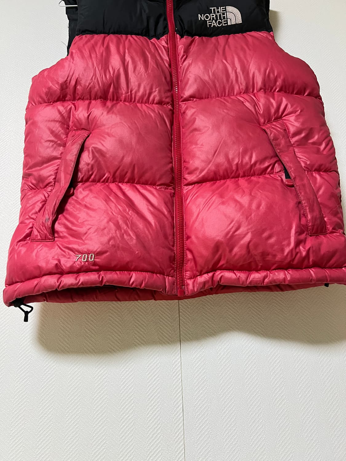 노스페이스 700 눕시 패딩 조끼 xs 상품이미지3