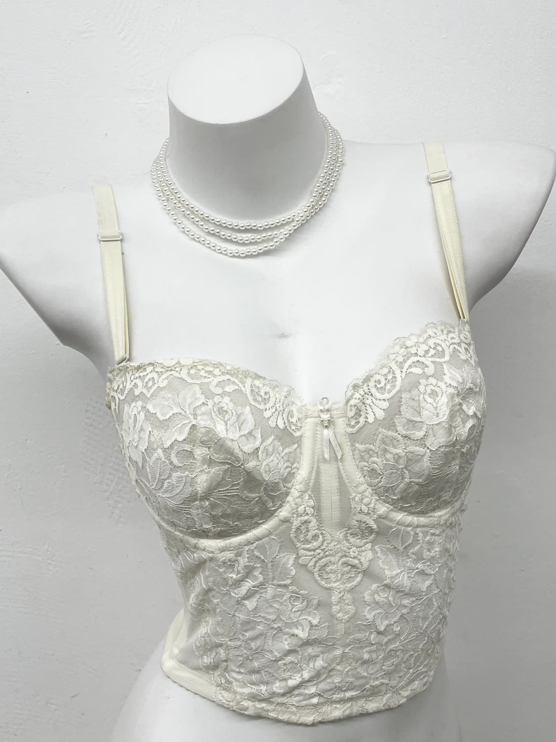 화이트페어리 레이스 코르셋 상품이미지2