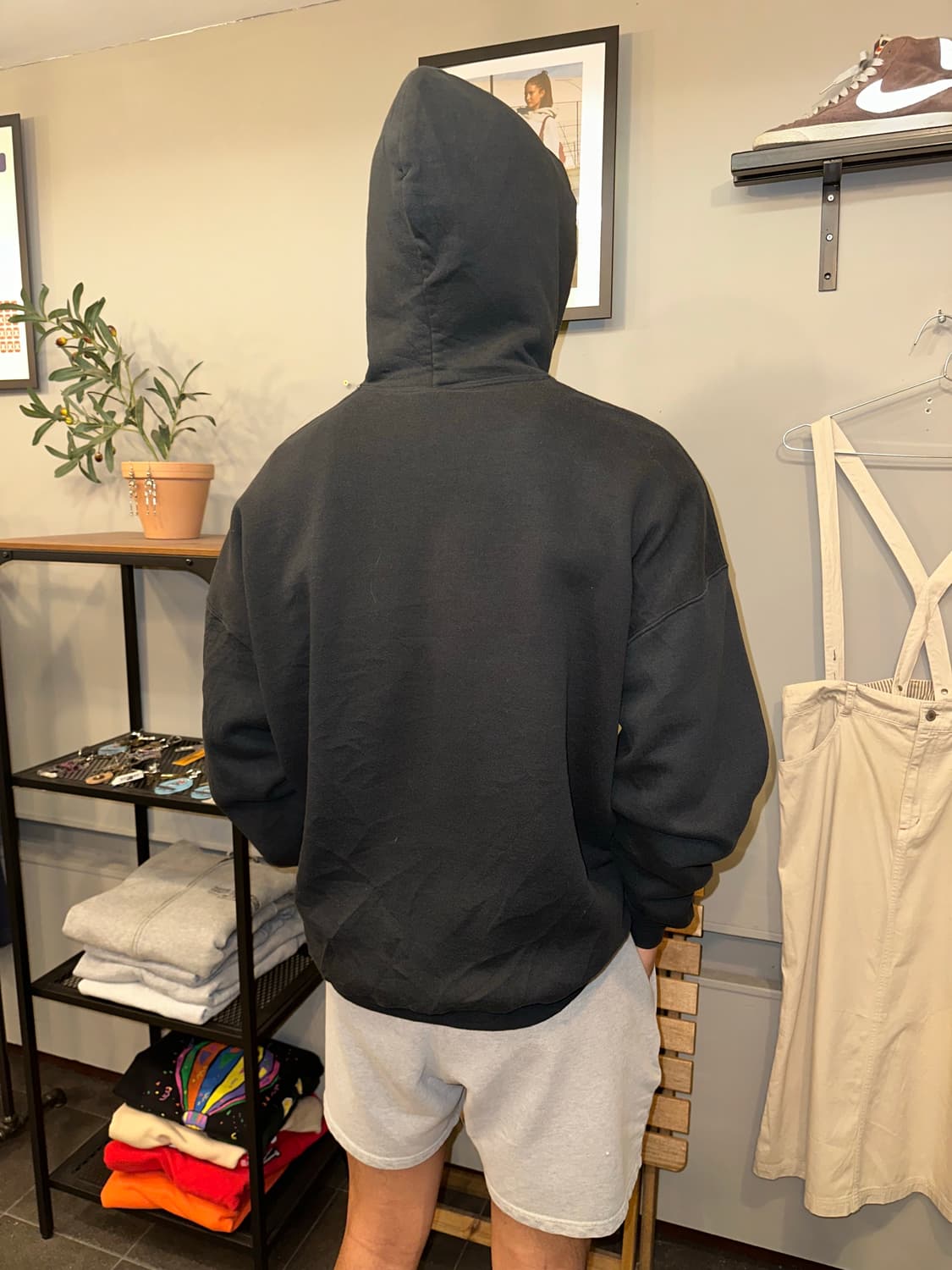 90‘s Russell Athletic black hood zip-up 상품이미지7