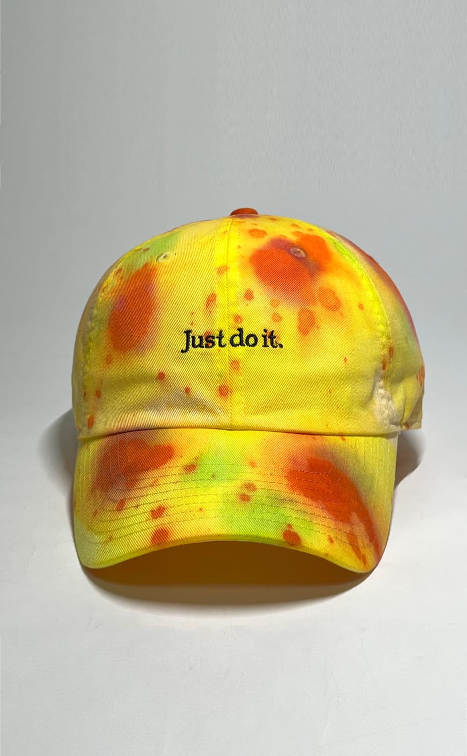 NIKE 나이키 초레어 빈티지 커스텀 타이다이 레몬/오렌지 볼캡 모자 상품이미지3