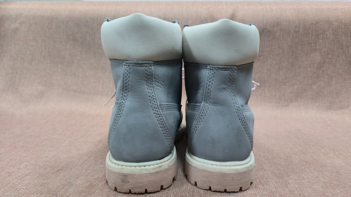 팀버랜드 일회착용 250mm- 6인치 핑크 그레이 부츠 상품이미지5