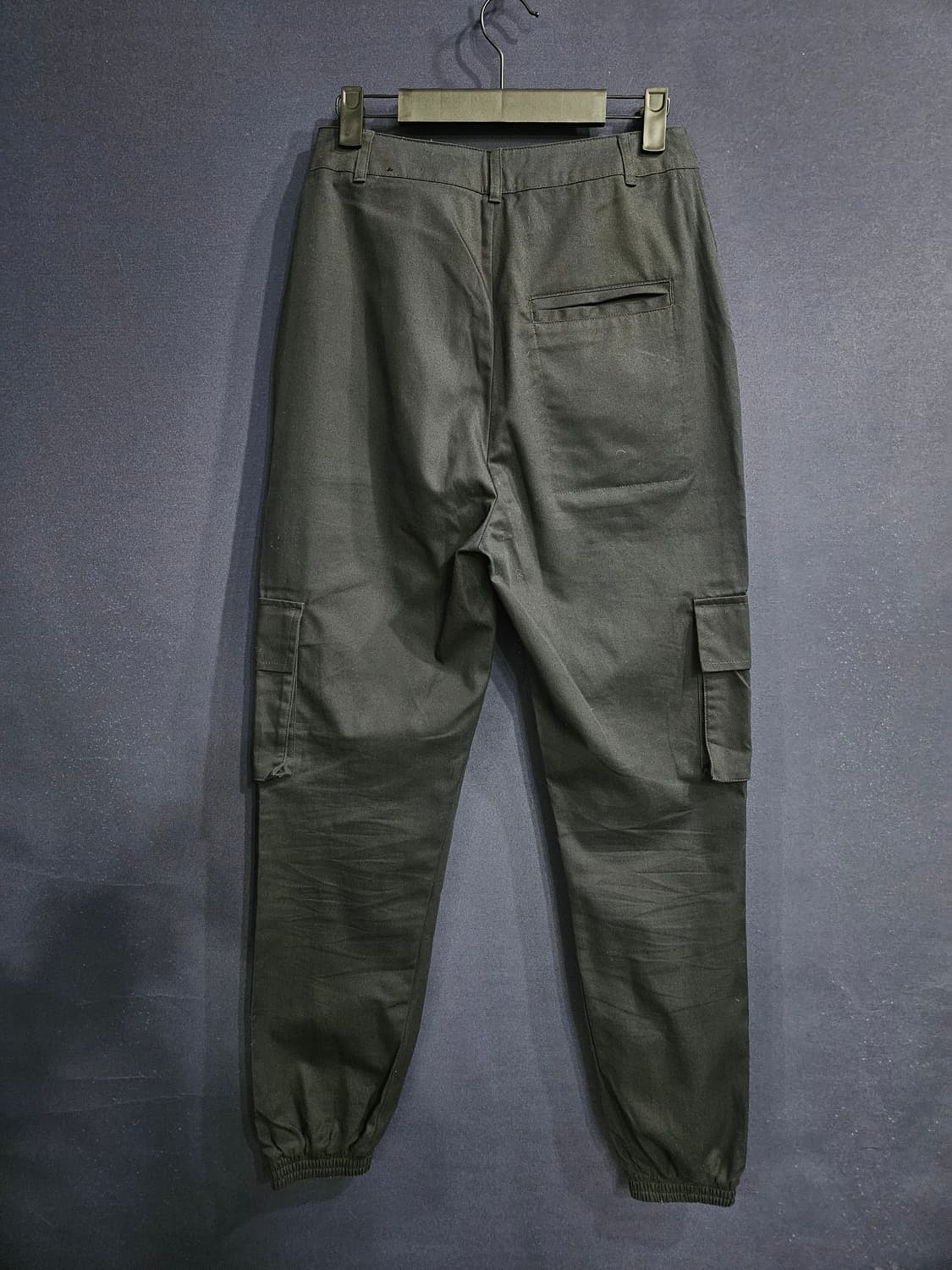 아디다스 블랙네이비 남성 허리 26 카고 조거팬츠  상품이미지2