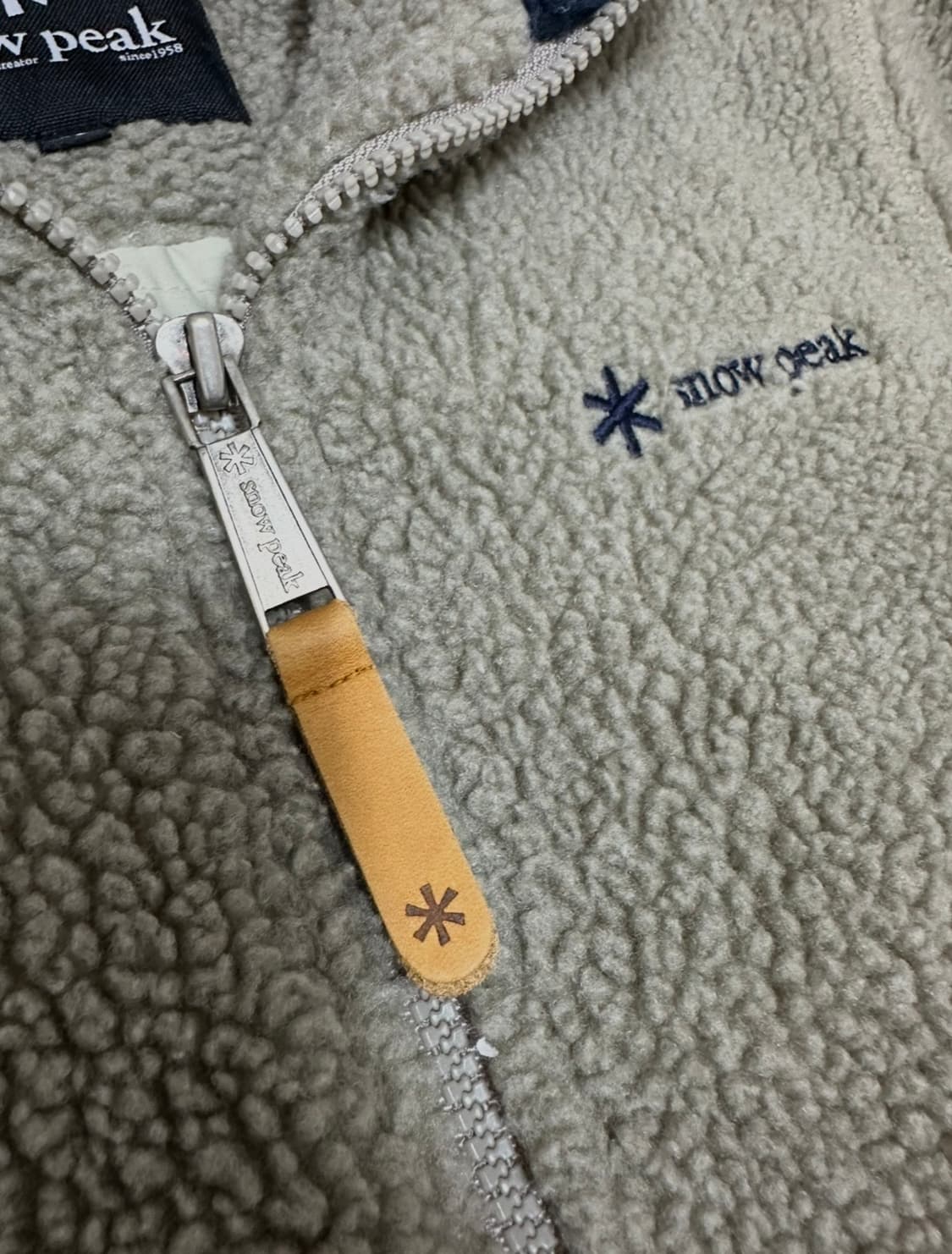 스노우피크 로고 플리스 자켓 상품이미지5