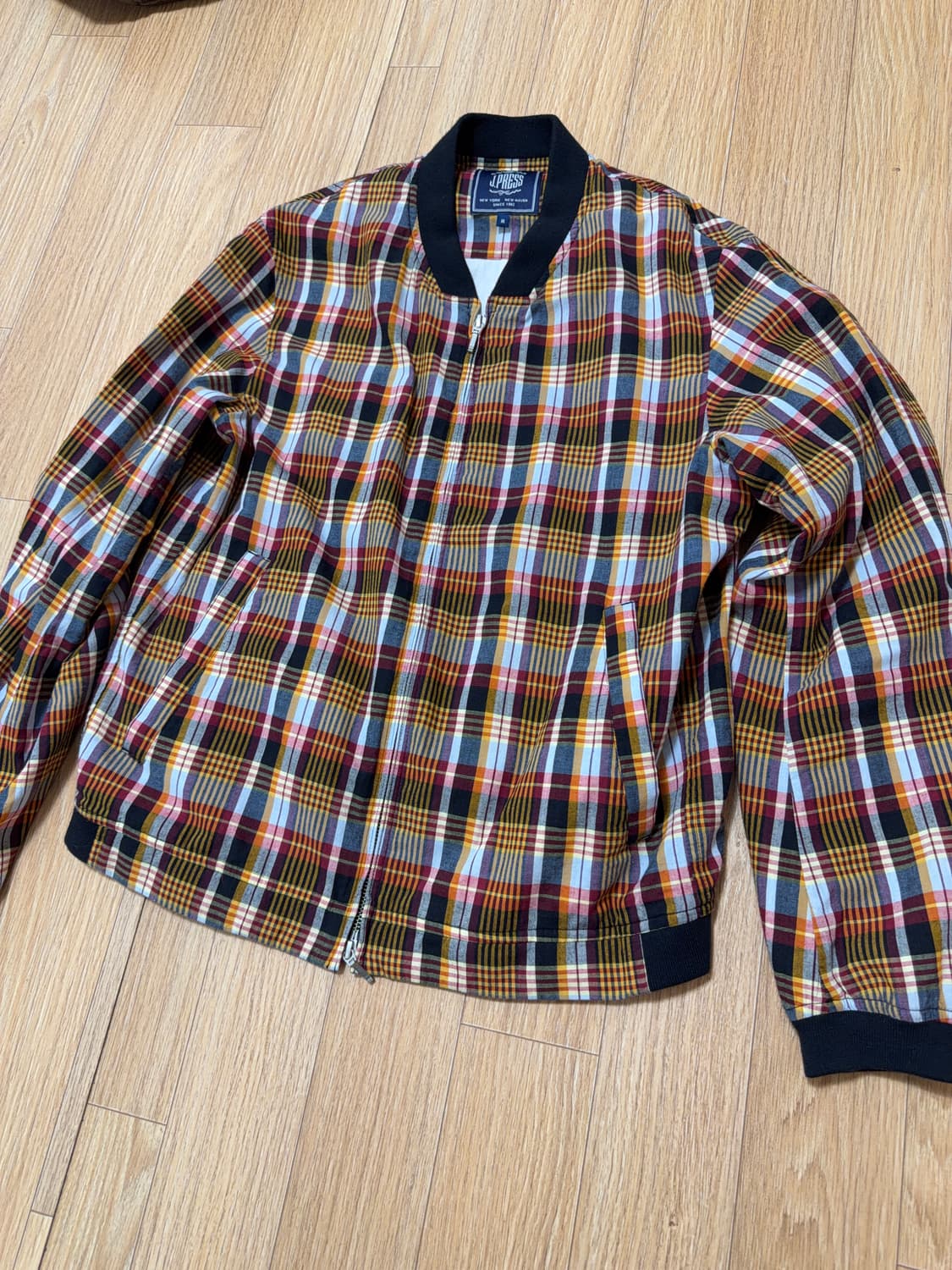 J press 마드라스 블루종 상품이미지2