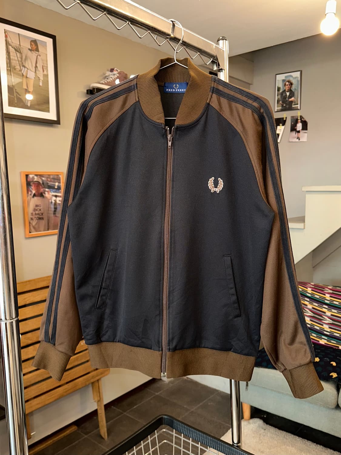 90-00‘s Fred Perry raglan logo jersey  상품이미지5