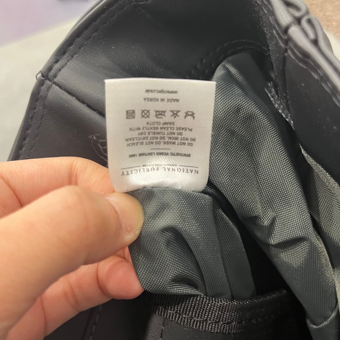 NATIONAL PUBLICITY 블랙 토트백 숄더백 상품이미지6