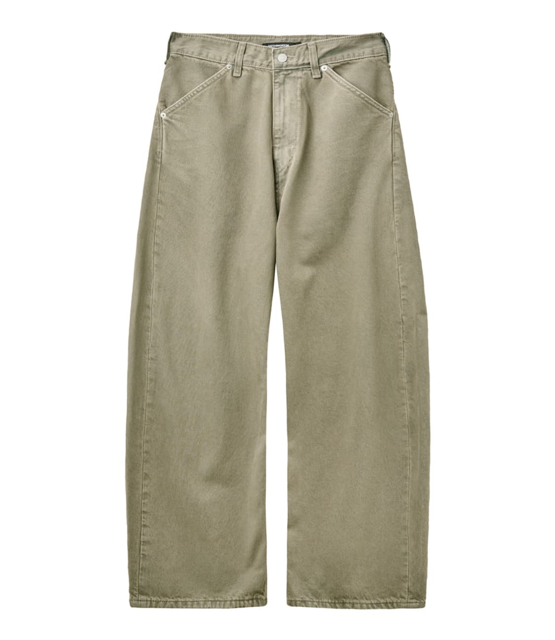 해칭룸 와이드 커브진 올리브 상품이미지1