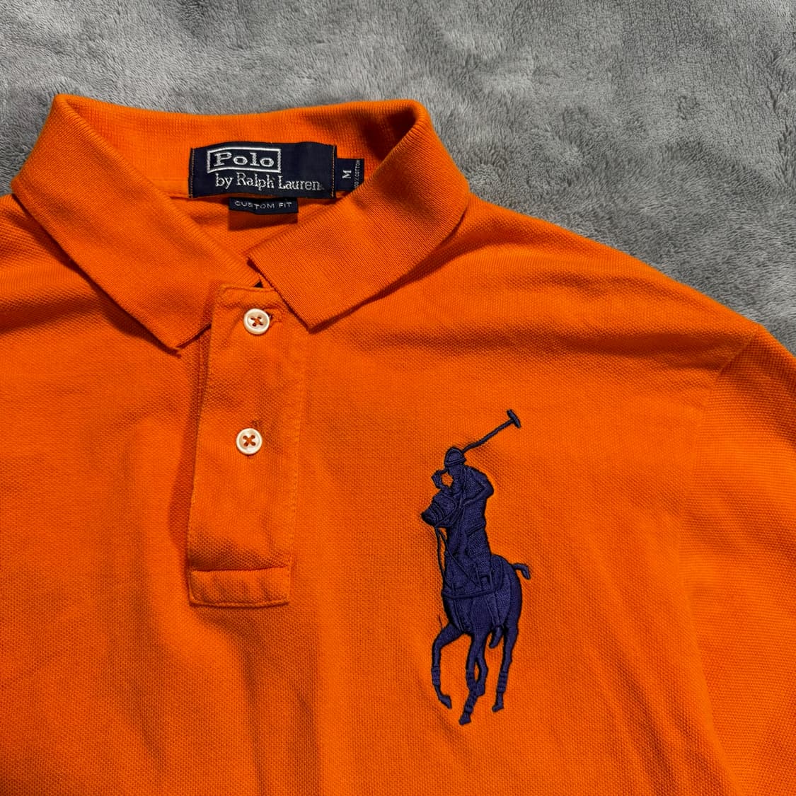 폴로 랄프로렌 빅포니 긴팔 카라티 오렌지 상품이미지2