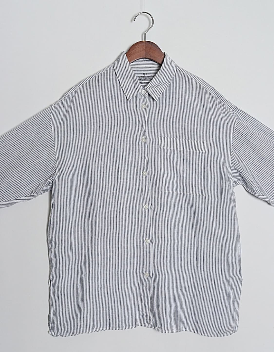 無印良品 Oversized Linen Shirts 상품이미지2