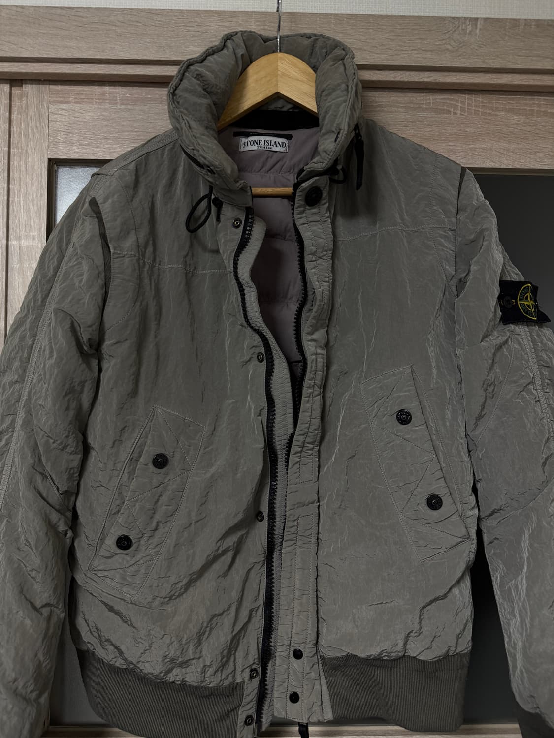 (m) 스톤아일랜드 나일론 다운 패딩 nylon sheen 상품이미지2