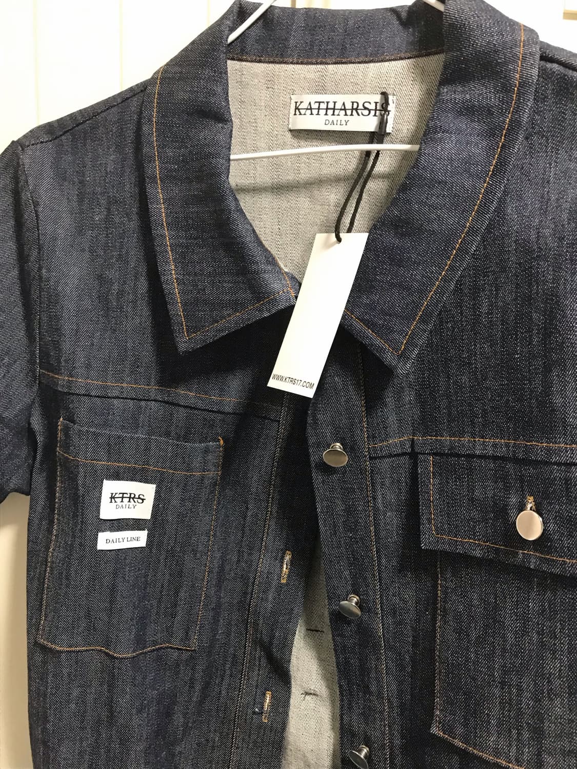 카타르시스 데일리 미니 원피스 진청 S 상품이미지1