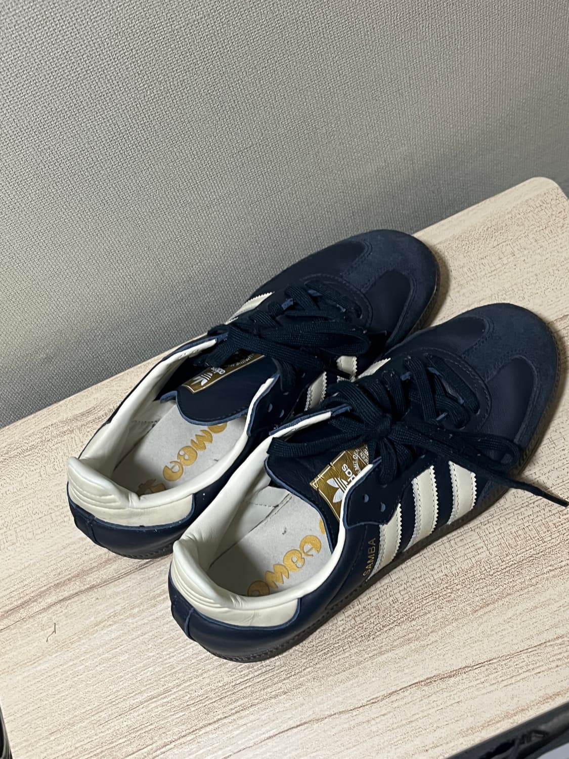 아디다스 삼바OG 네이비: 화이트 250mm 상품이미지3