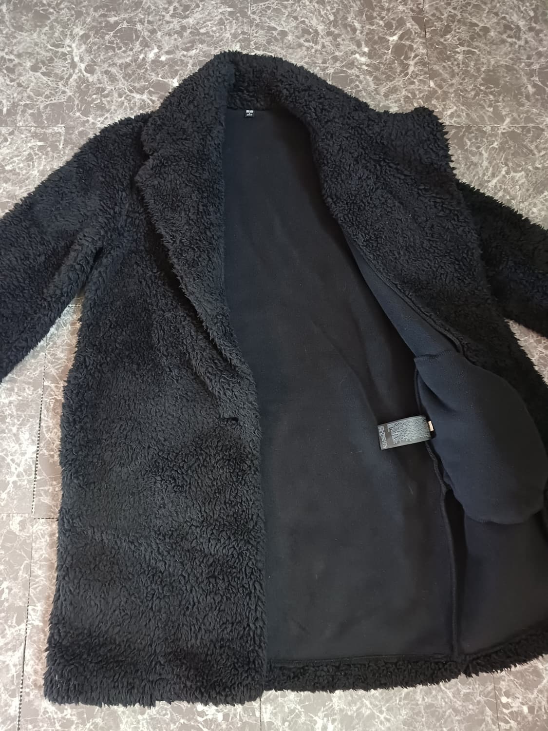 유니클로 양털 스타일 코트 상품이미지5