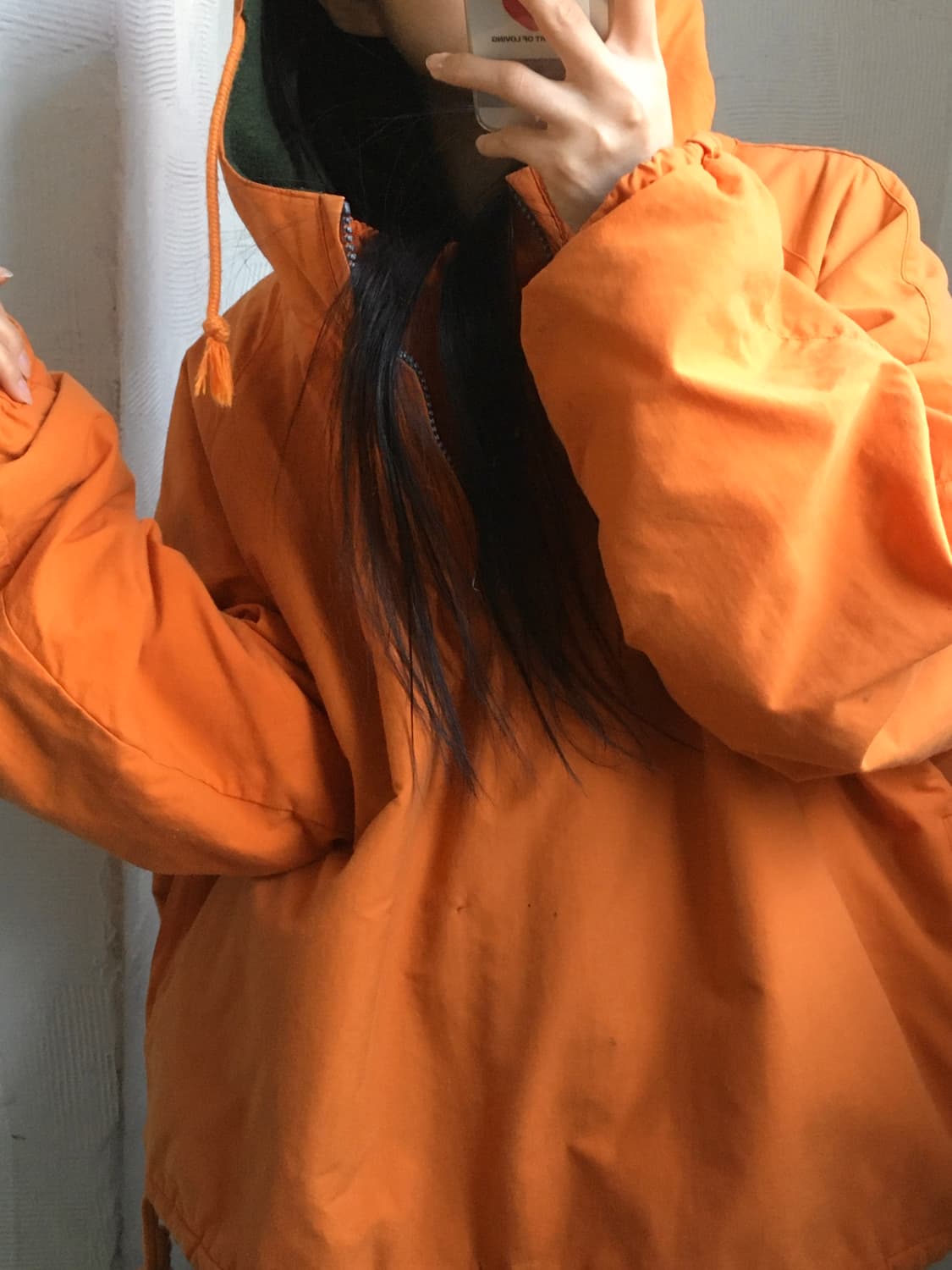 Bape 베이프 90‘s 오렌지 컬러 아노락 바람막이 상품이미지8