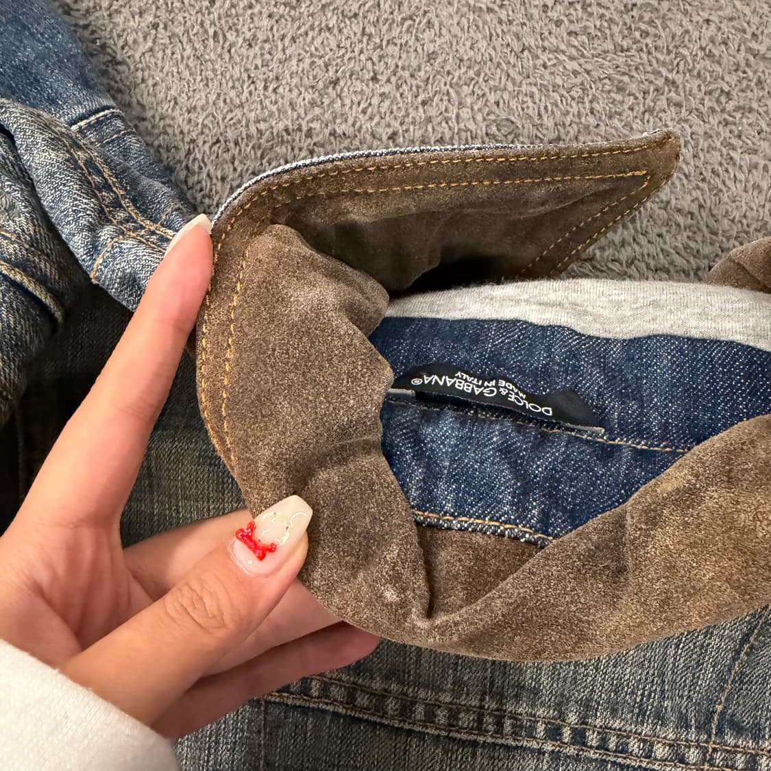 [ 정품/48 ] 돌체앤가바나 코듀로이 데님 트러커 자켓 상품이미지8