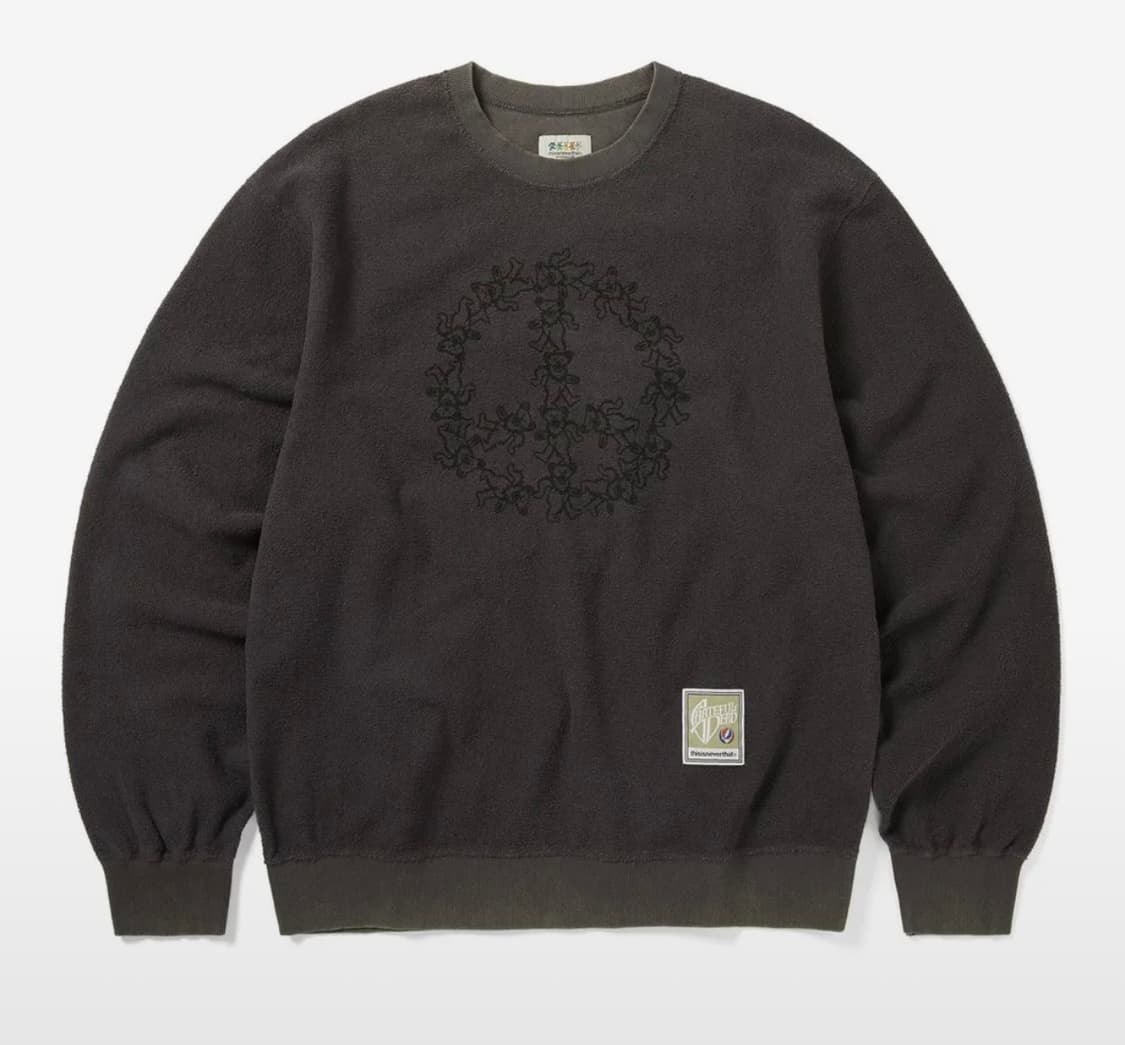 L ) 디네댓x그레이트풀데드 리버시블 맨투맨  상품이미지1