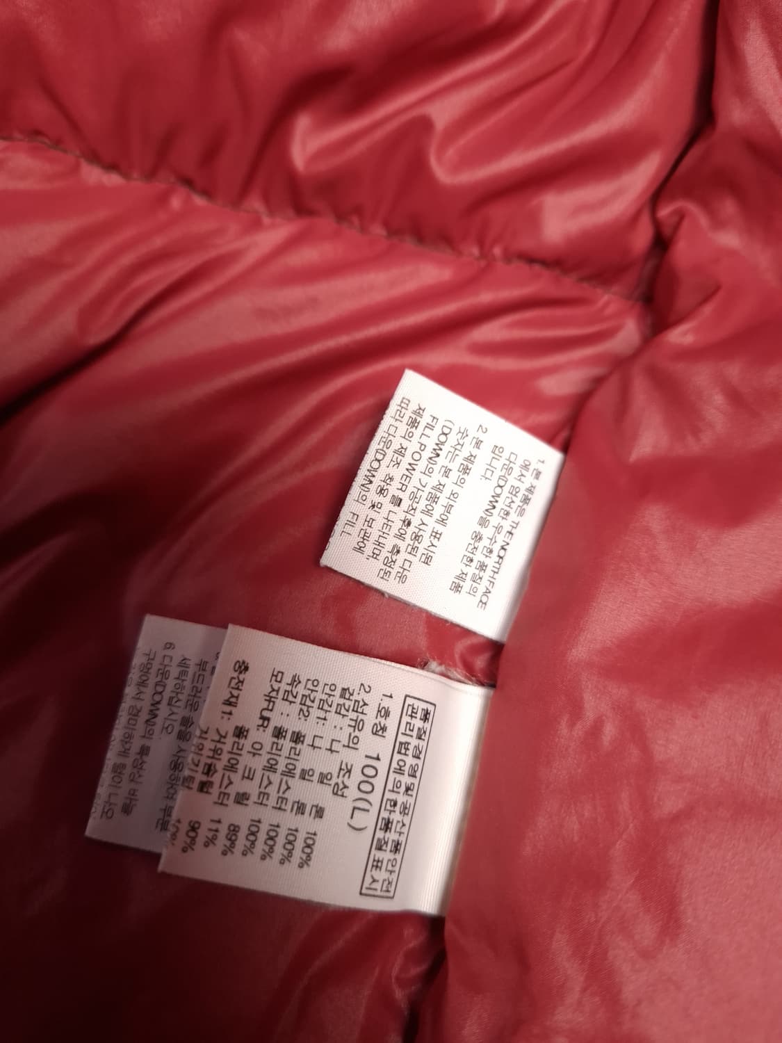 오리지날 노스페이스 화이트라벨 다운 패딩 상품이미지4