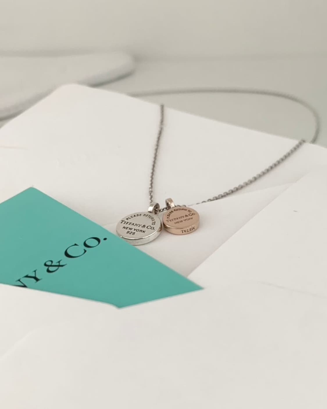 빈티지 티파니앤코 더블 코인 목걸이 상품이미지4