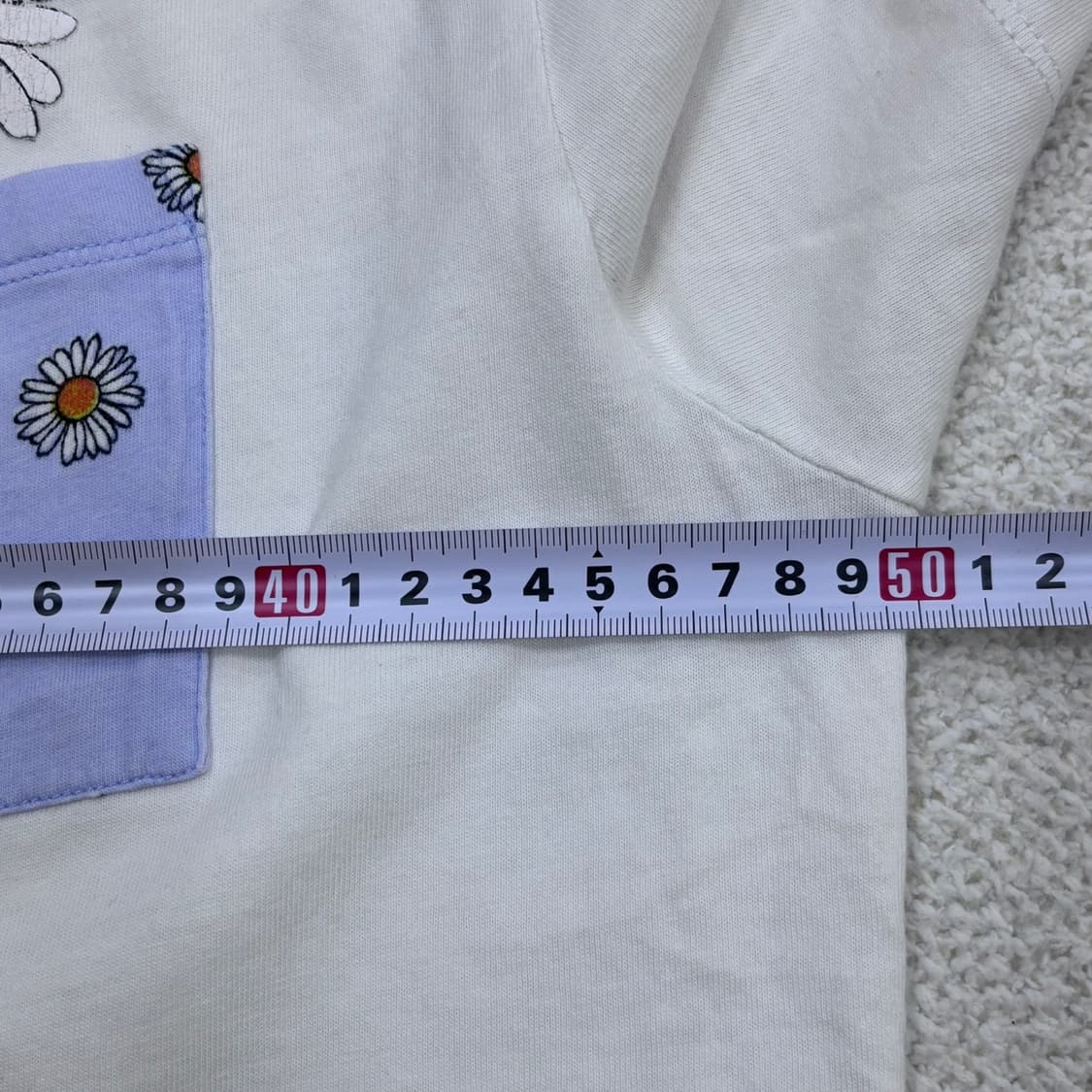 100 나이키 플라워 프린팅 반팔 티셔츠 0317E 상품이미지7