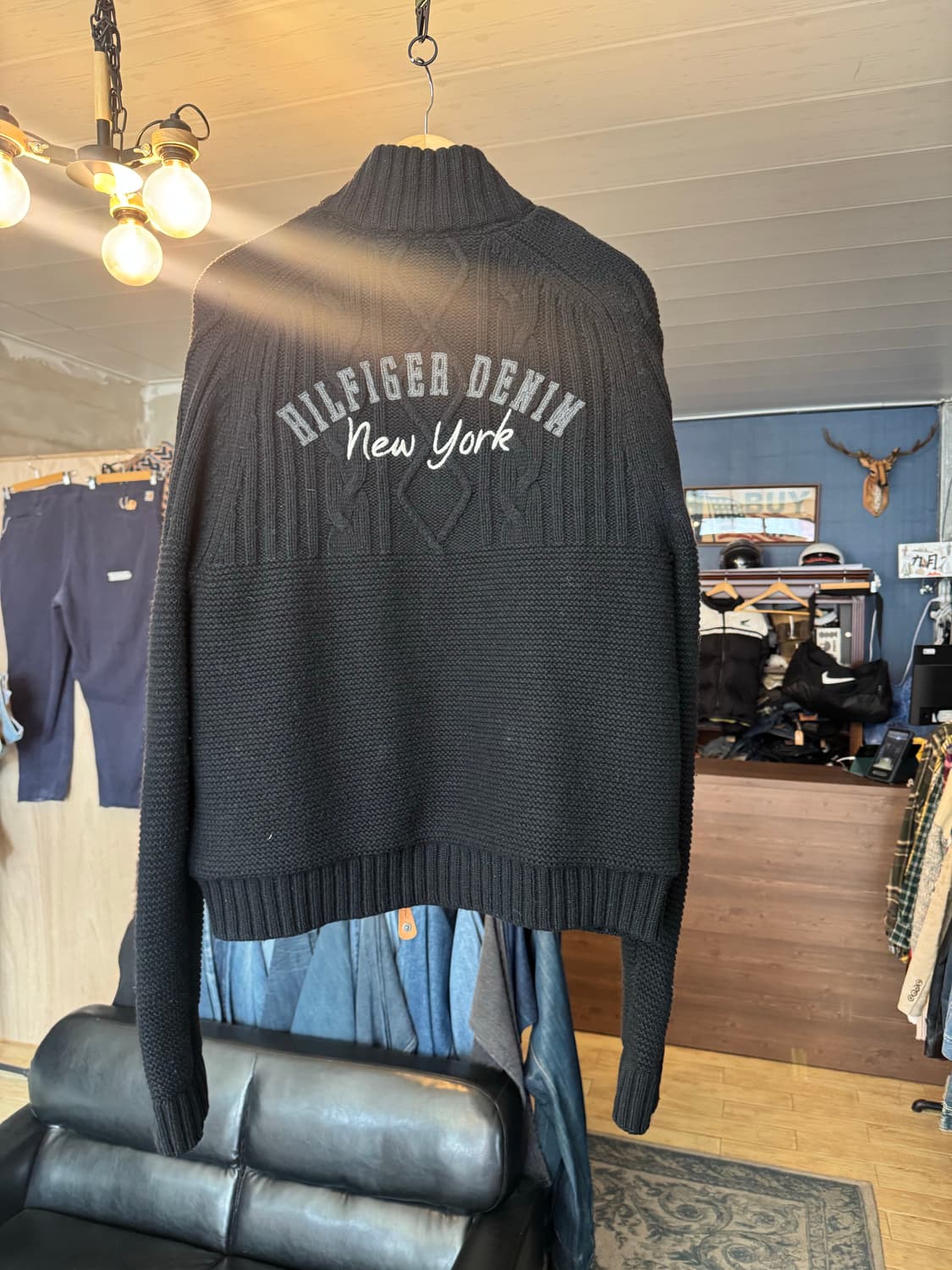 타미힐 피거 양털 니트집업 상품이미지2