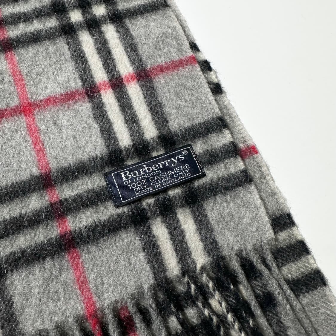 버버리 캐시미어 100% 체크 머플러 목도리 상품이미지3