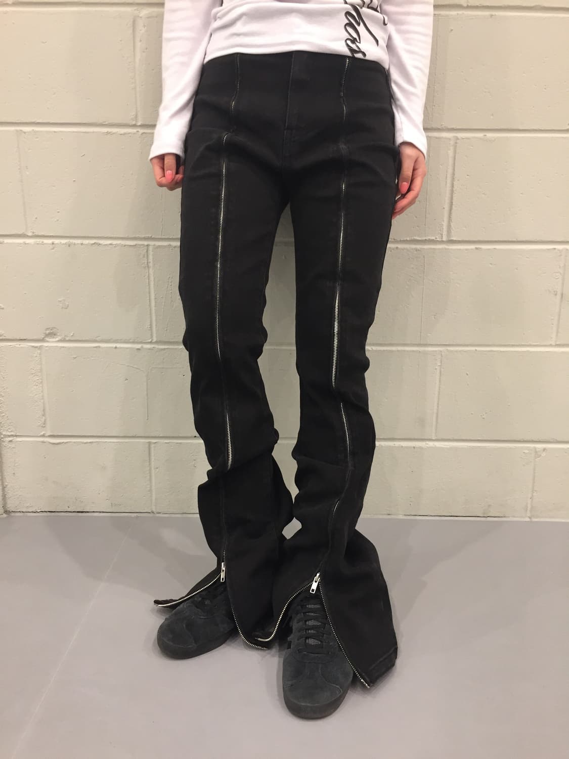 FOREVER 21 부츠컷 지퍼 데님 상품이미지2