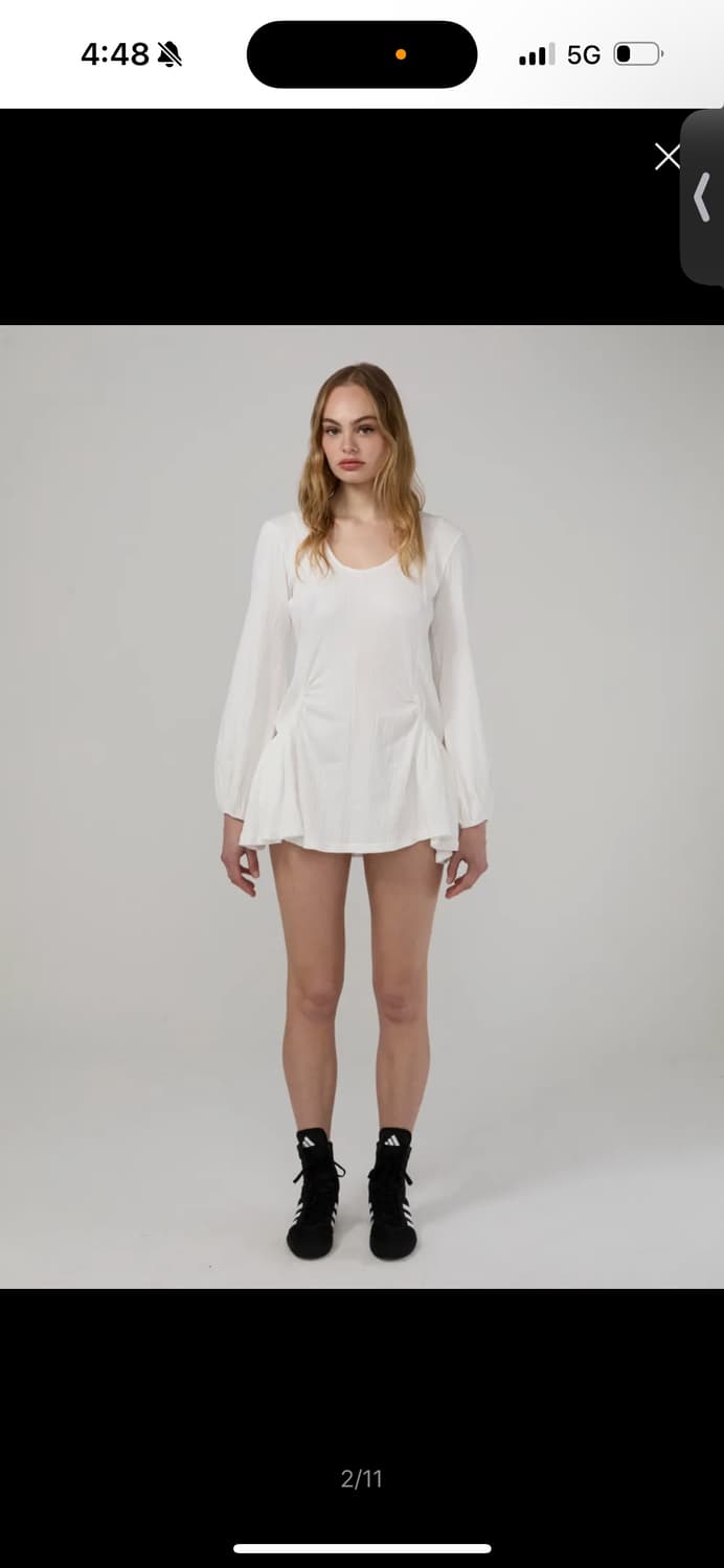 글로니 하우스 링클 원피스 HOUSE WRINKLE DRESS (WHIT 상품이미지4