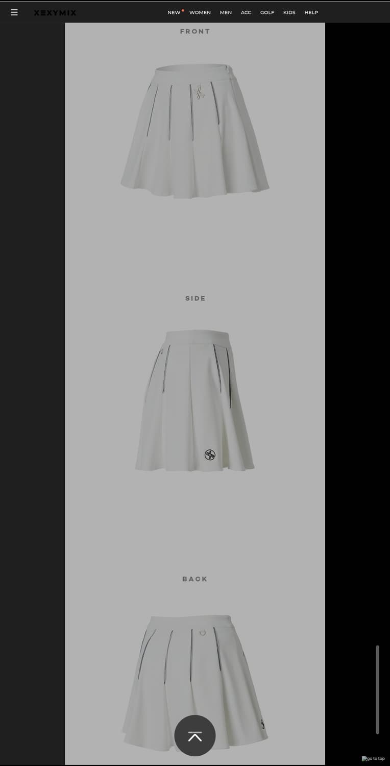 [XS] 제시믹스 정품 테니스/골프 플레어 스커트 (속바지 일체형) 상품이미지8