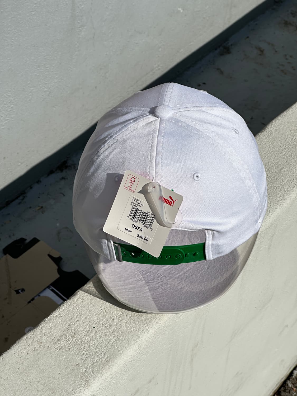 [F] 푸마 골프 화이트 스냅백 모자 상품이미지4