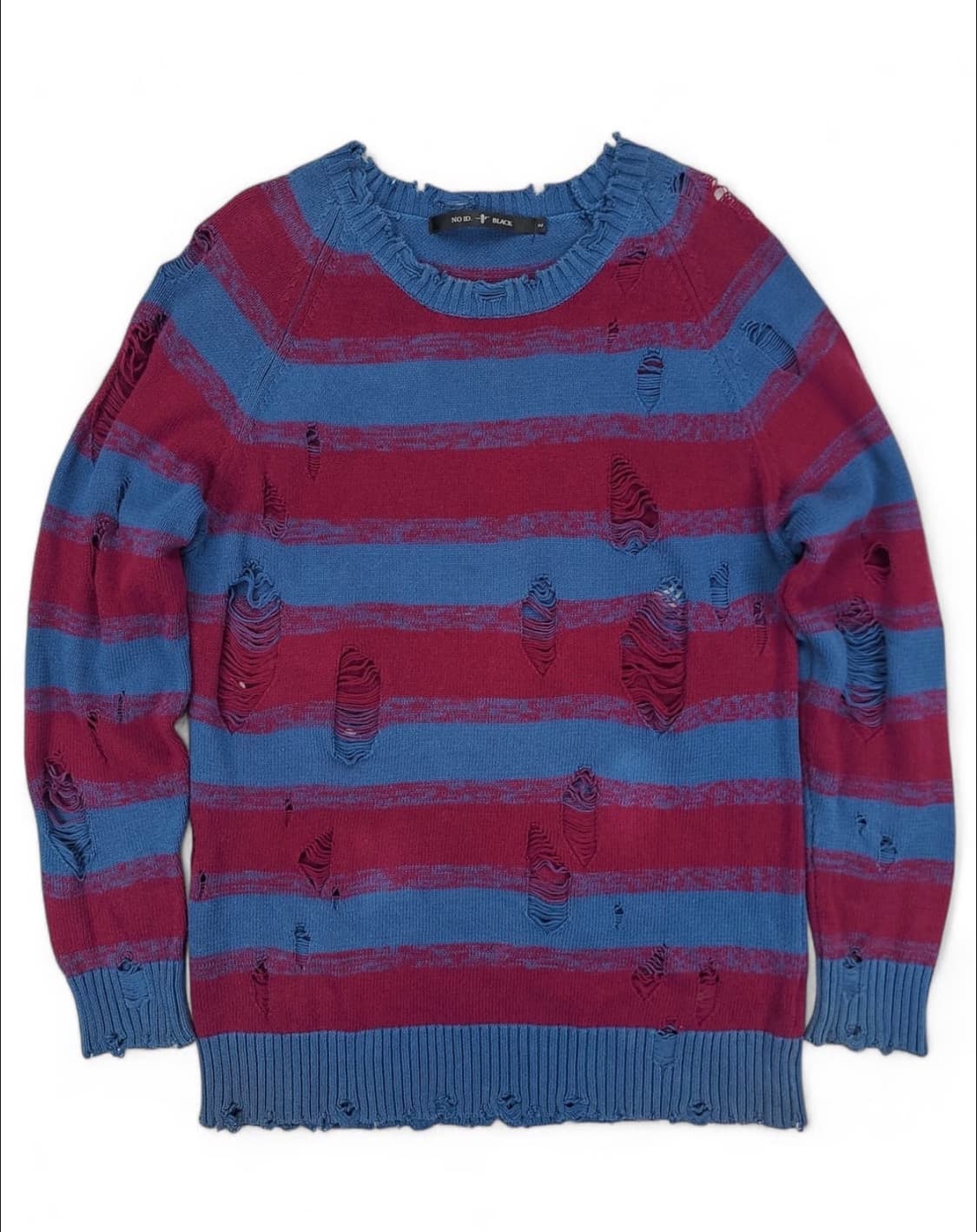 No id 그런지 니트 상품이미지1