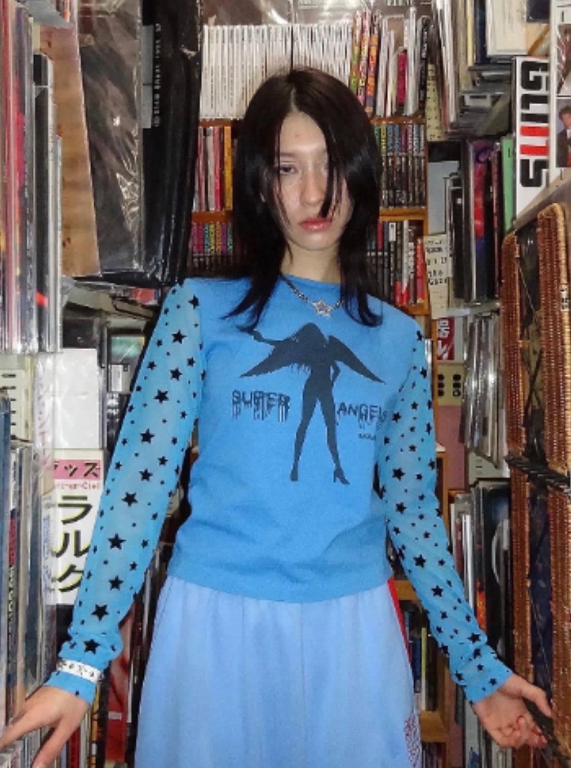 모멘텔 momentel super Angels mesh T-shirt 상품이미지2
