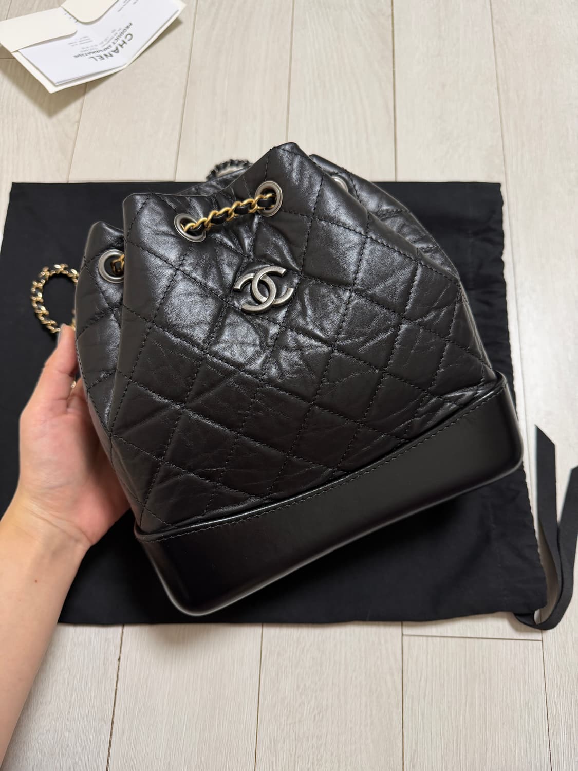 샤넬 가브리엘백팩 스몰 블랙 풀구성 상품이미지2