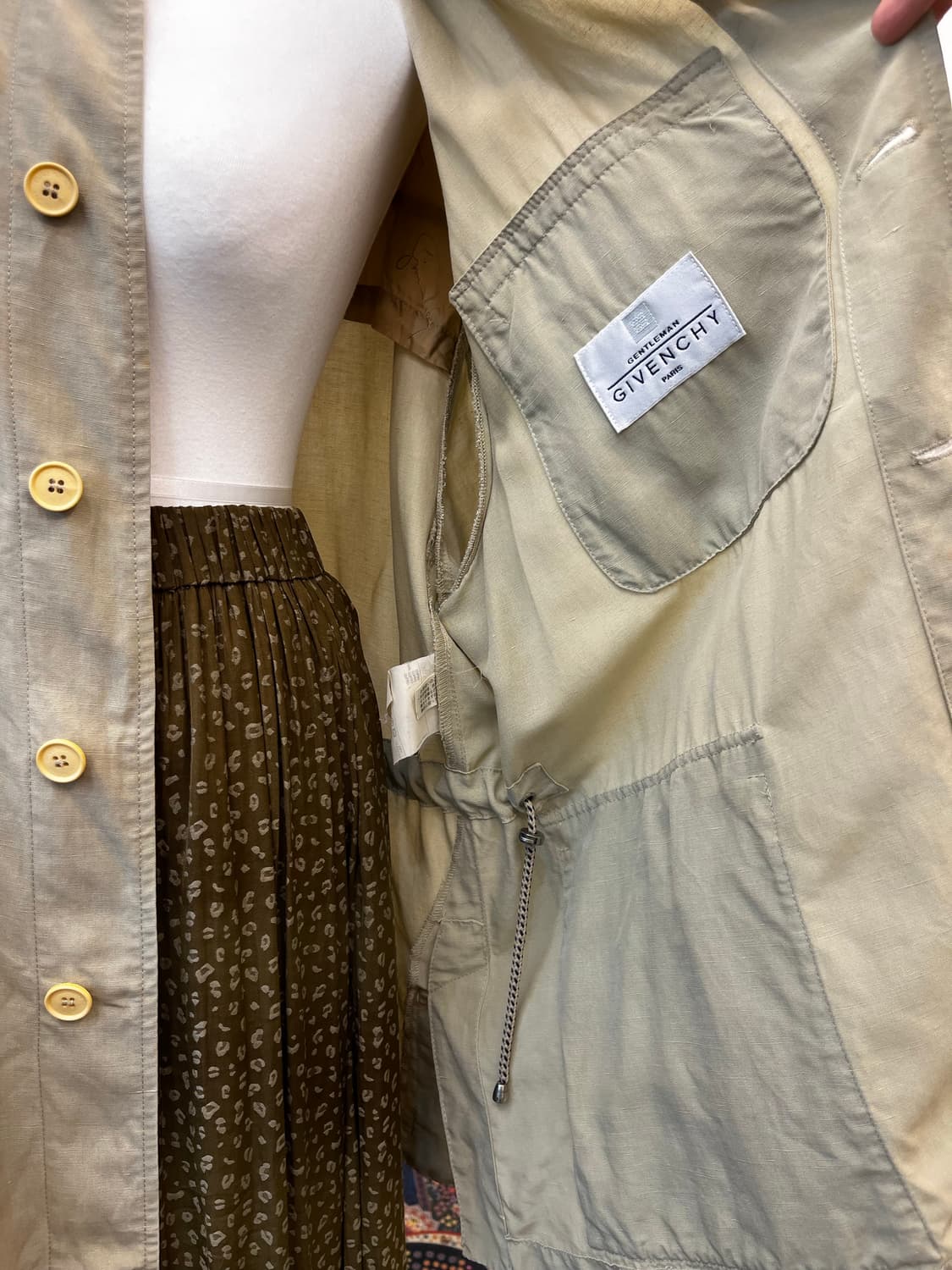 지방시 리오셀 린넨 헌팅 자켓 상품이미지7