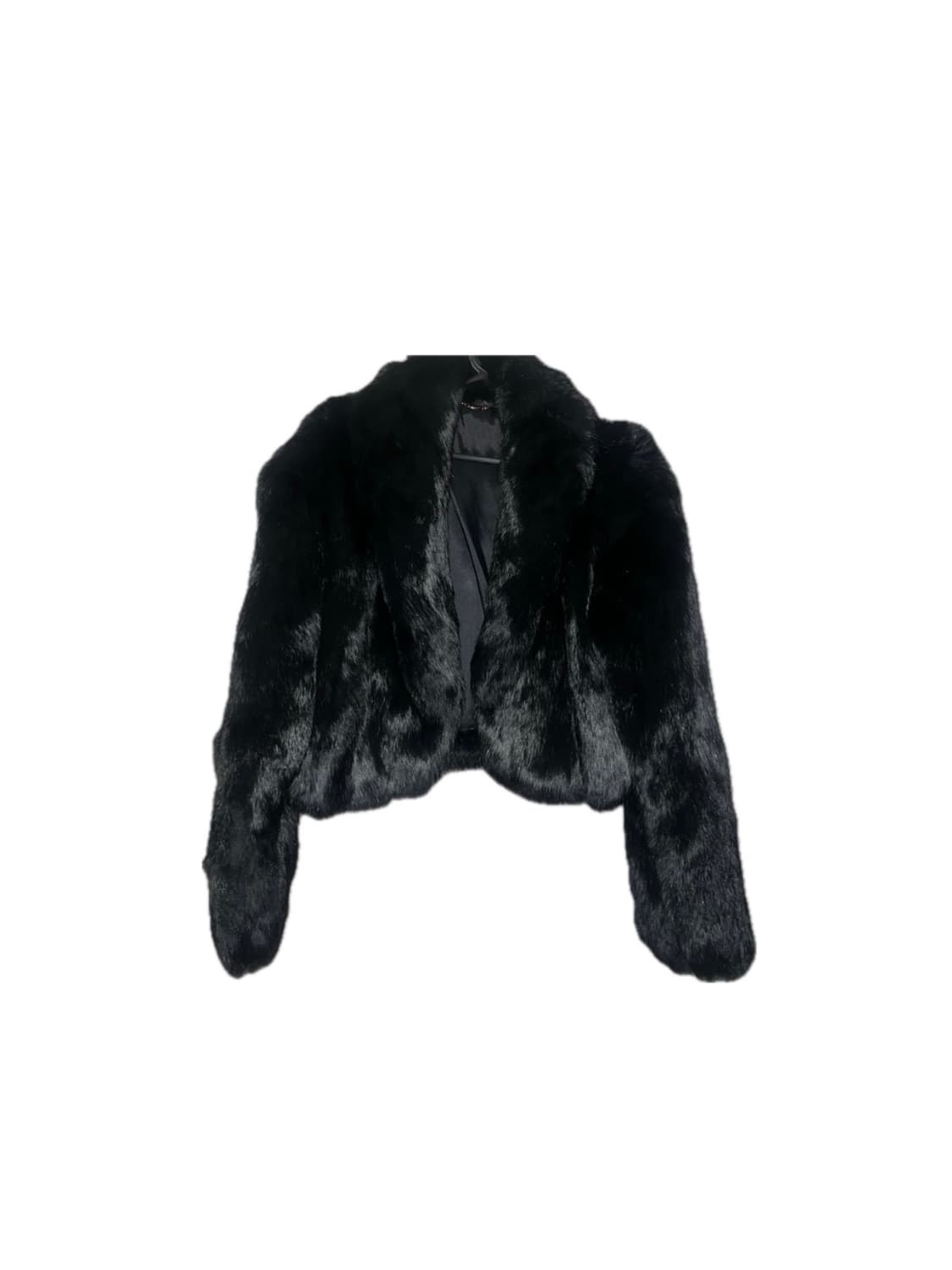 빈티지 크롭 퍼자켓 상품이미지1