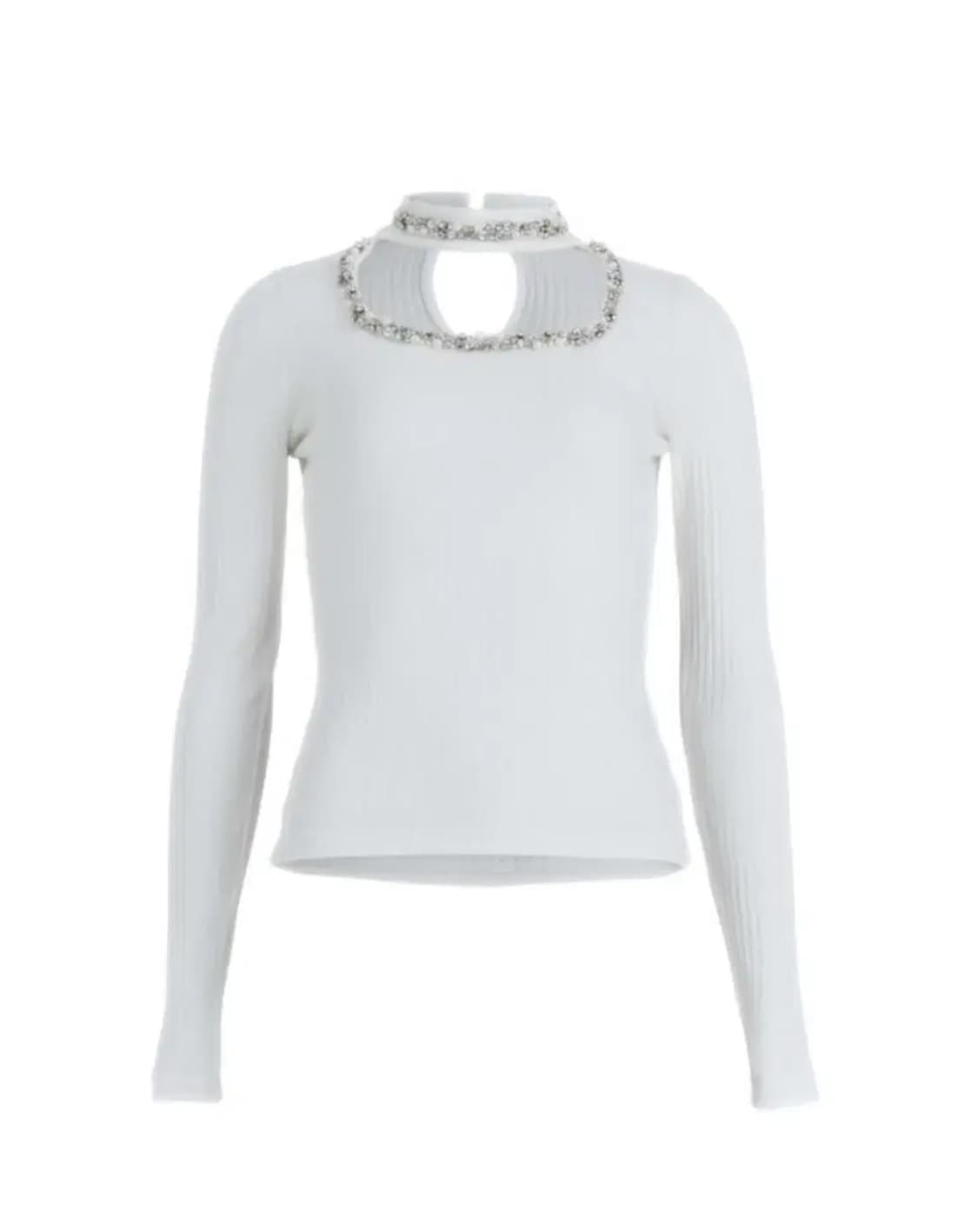 베이비메탈클럽 쥬얼 초커티 화이트 상품이미지1