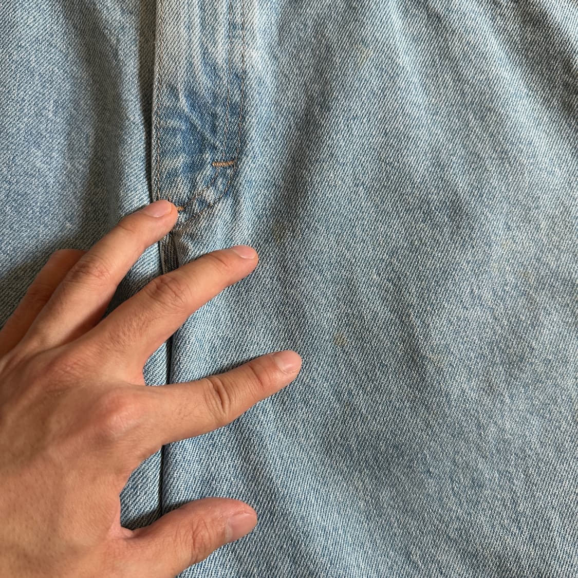 90‘s L.L. Bean usa made denim shorts 상품이미지9