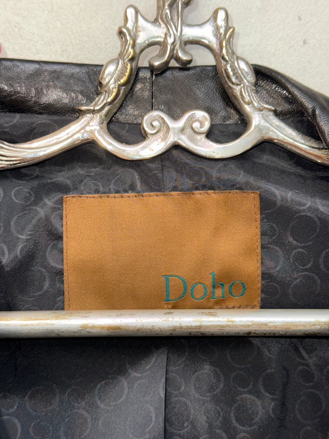 Doho black lamb skin belted jacket  상품이미지5