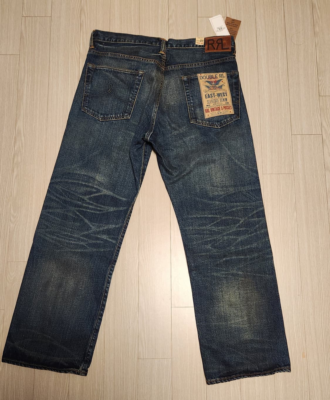 더블알엘 rrl 빈티지파이브포켓 기빈스 진 34/30 상품이미지3
