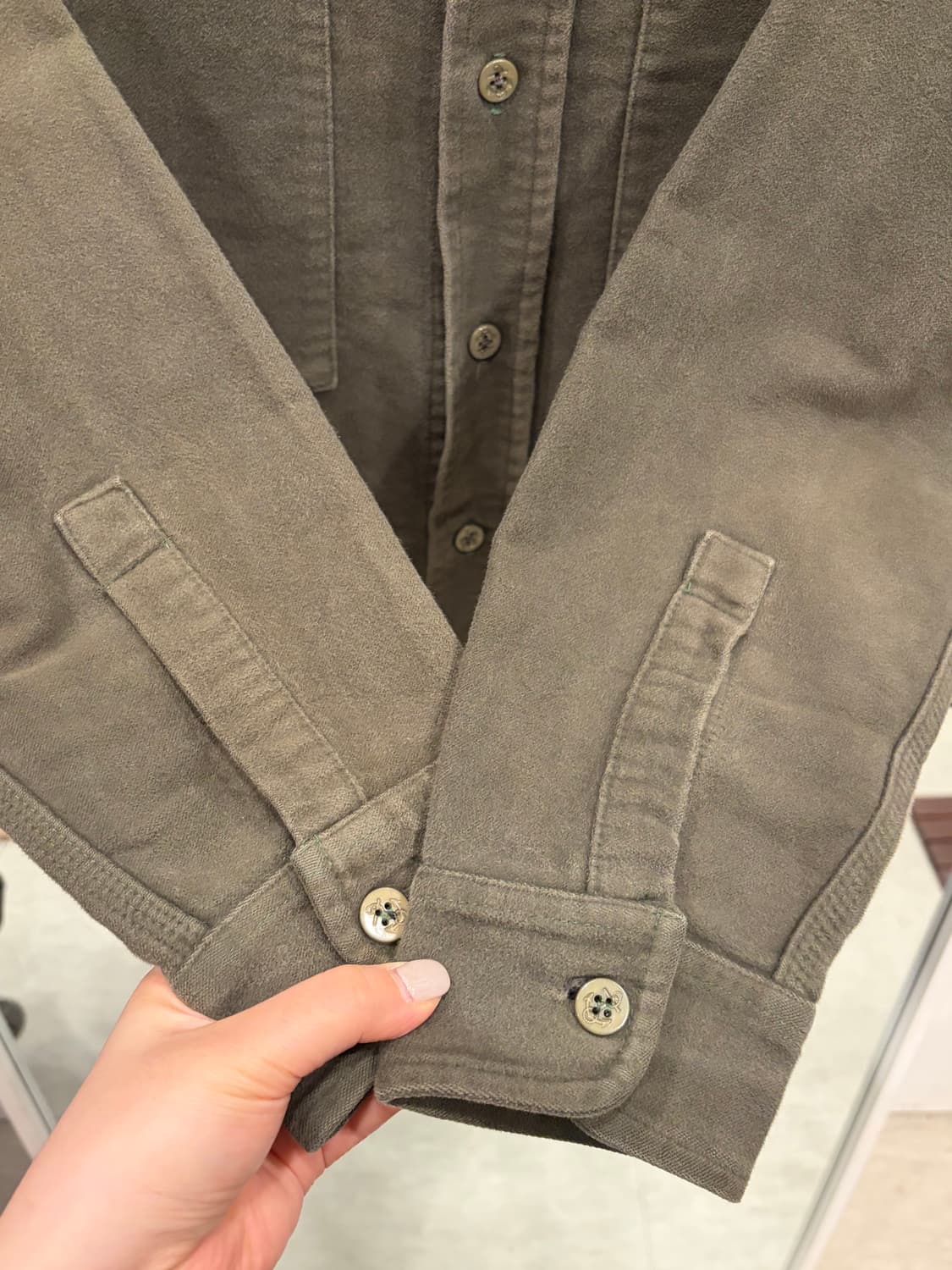 Ships 쉽스 헤비 몰스킨 앵커 워크 셔츠 (made England) 상품이미지4