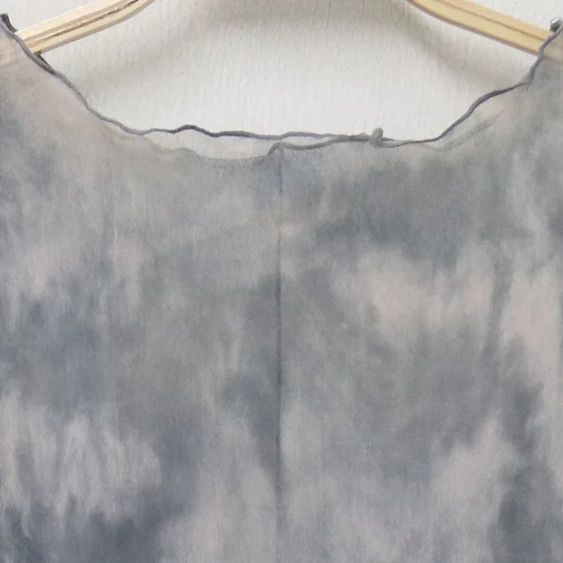 KASTANE 나염 시스루 긴팔 티셔츠 66341 상품이미지5