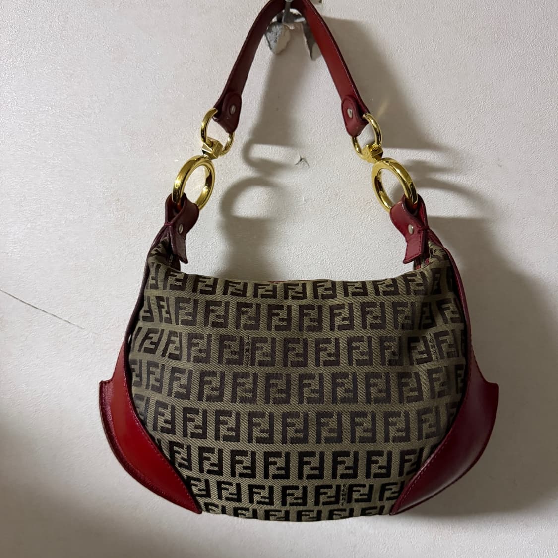 펜디 FF 로고 미니 호보&숄더백  상품이미지4