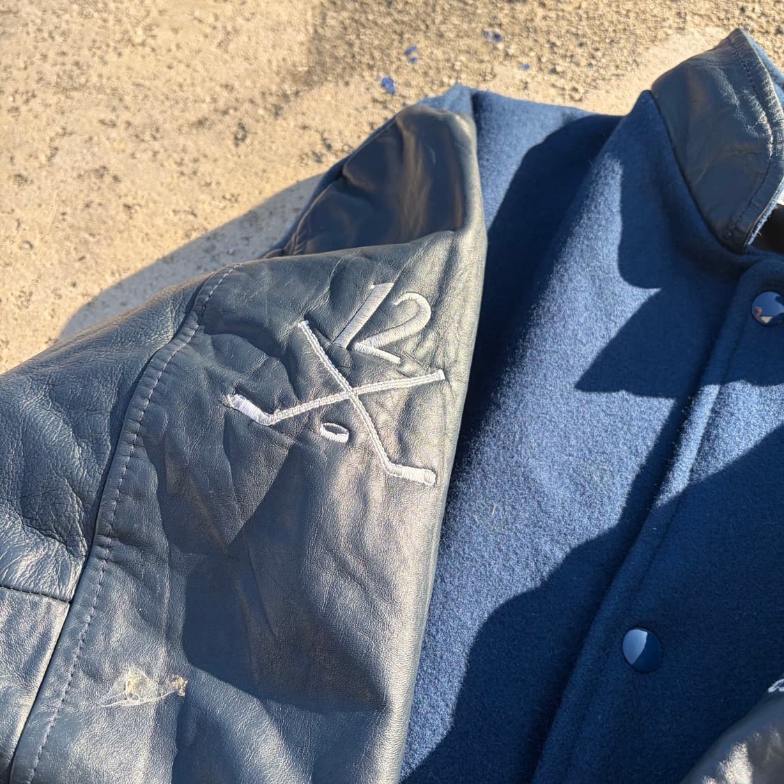 90s CANADA Lakers 빈티지 울 바시티 자켓 L 상품이미지8