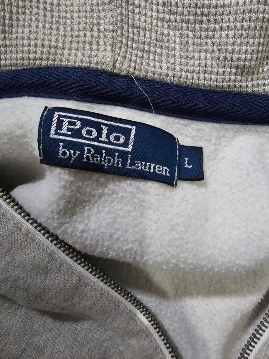 폴로 POLO 빅포니 그레이 후드집업 100~105 L~XL 상품이미지5