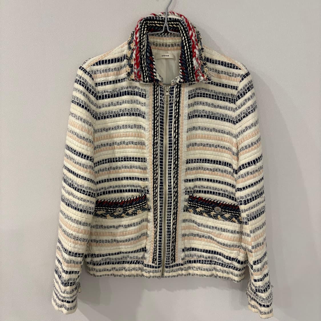 한섬 SYSTEM 시스템 트위드 자켓 88-98-165 상품이미지1