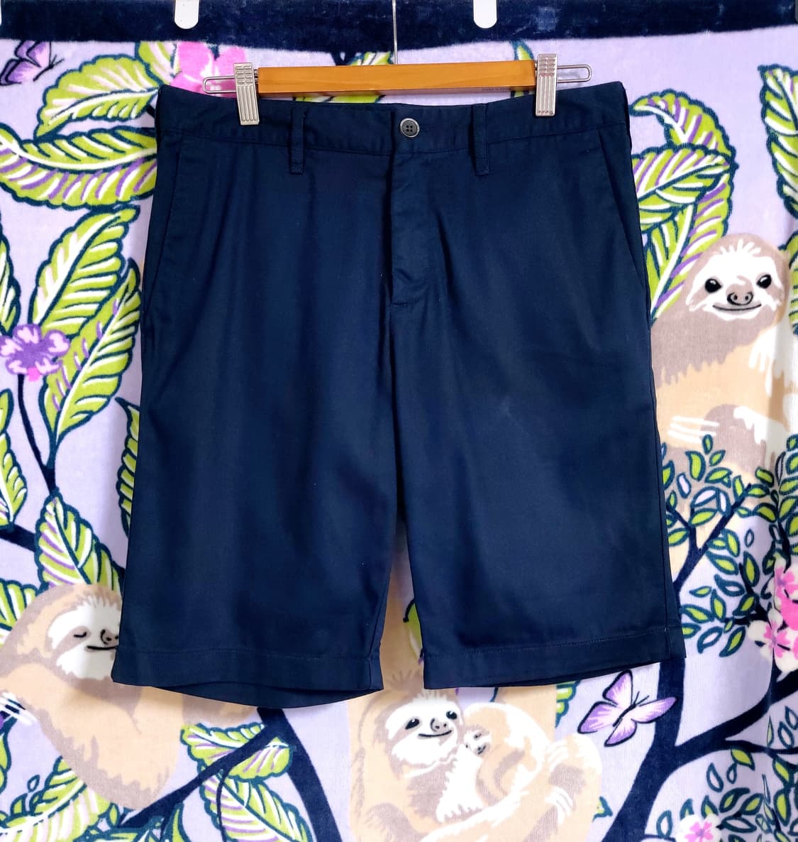 <필독> 지오다노 치노 하프 팬츠 네이비 상품이미지1