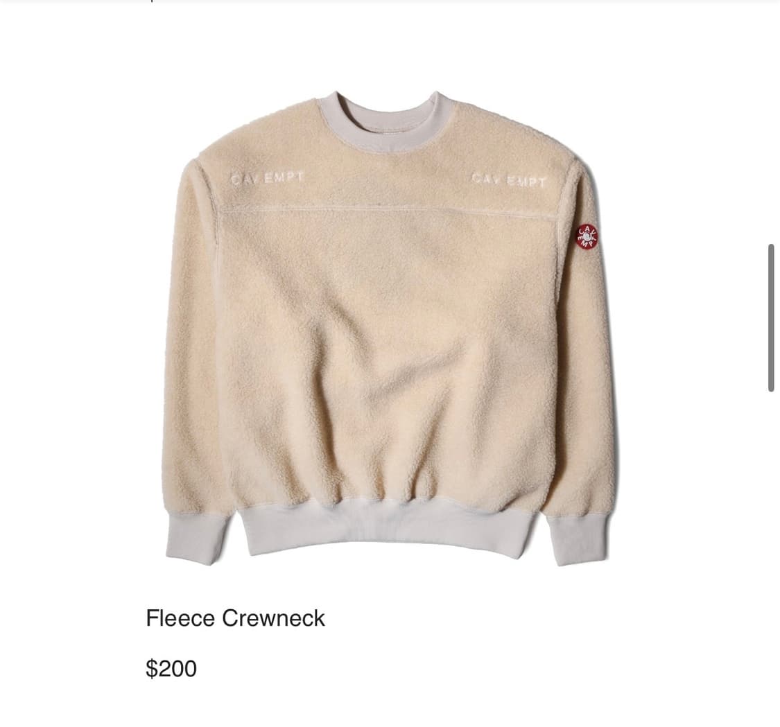 17SS 카브엠트 C.E FLEECE CREW NECK 상품이미지9