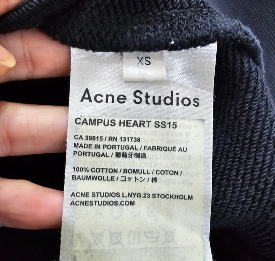 아크네 스튜디오 캠퍼스 하트 맨투맨 95 상품이미지8
