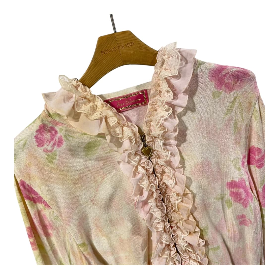 [JESUS DIAMANTE] 지저스 디아망떼 플라워 후드 가디건 상품이미지3