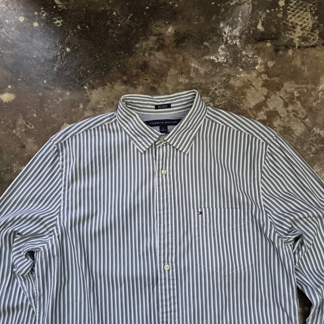 100) 타미힐피거 스트라이프 셔츠 남방 상품이미지2